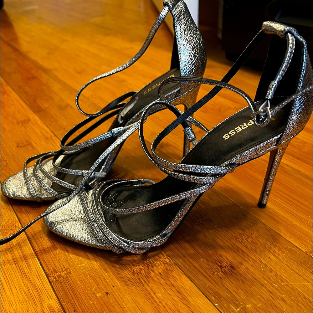 Express strappy heels